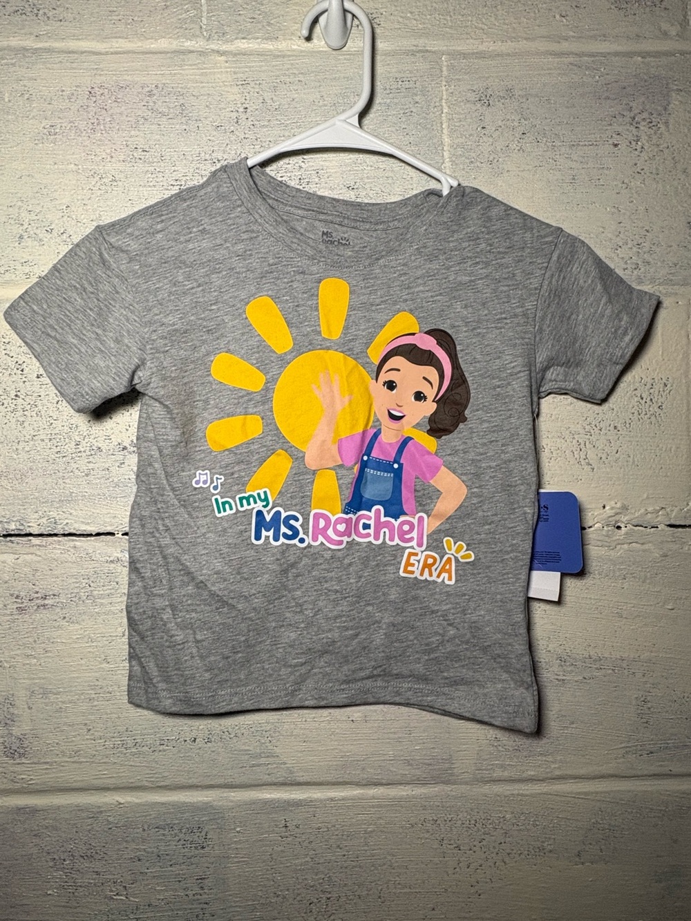 Ms Rachel grey cotton t-shirt size 5T NWT